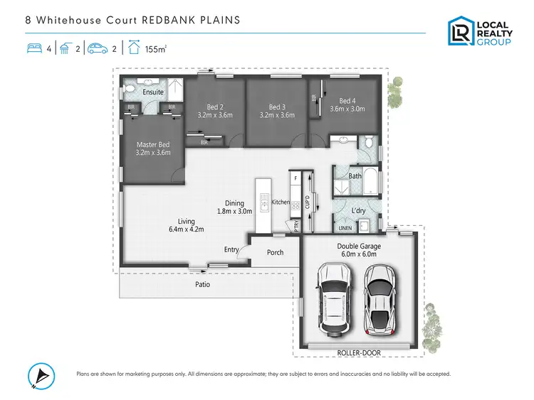 Floorplan of Homely house listing, 8 Whitehouse Court, Redbank Plains QLD 4301