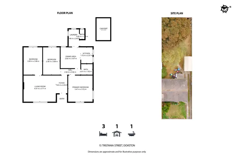 Floorplan of Homely house listing, 15 Tristania Street, Doveton VIC 3177