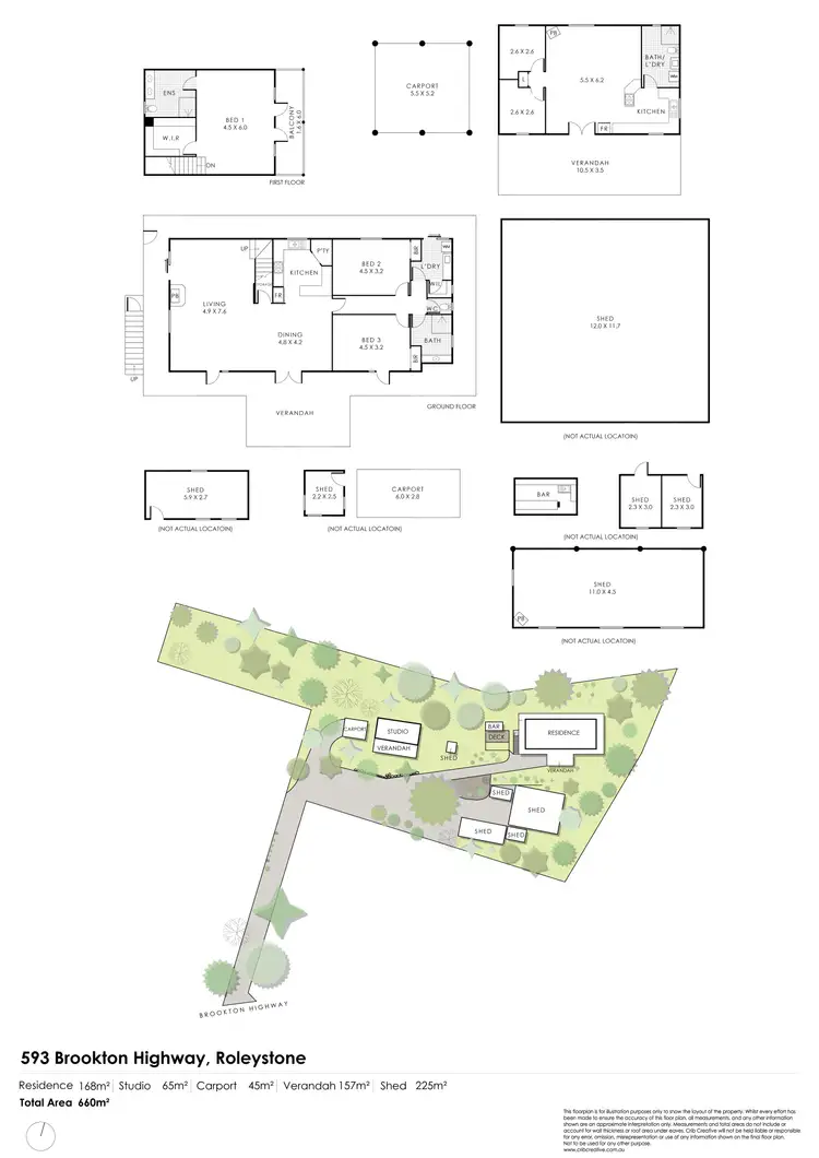 Floorplan of Homely house listing, 593 Brookton Highway, Roleystone WA 6111