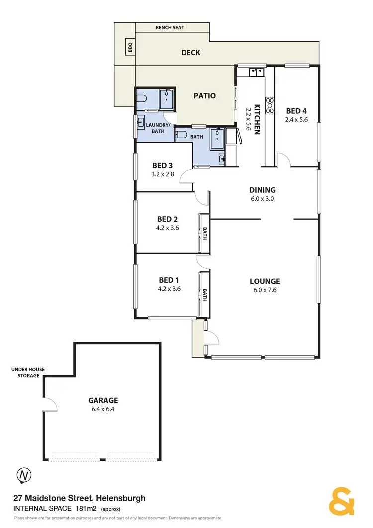 Floorplan of Homely house listing, 27 Maidstone Street, Helensburgh NSW 2508
