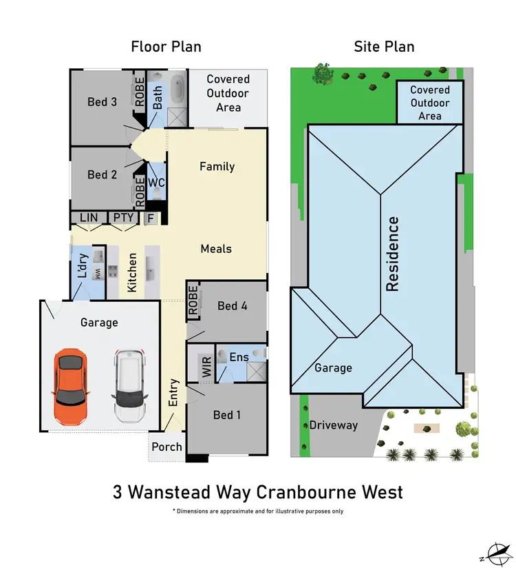 Floorplan of Homely house listing, 3 Wanstead Way, Cranbourne West VIC 3977