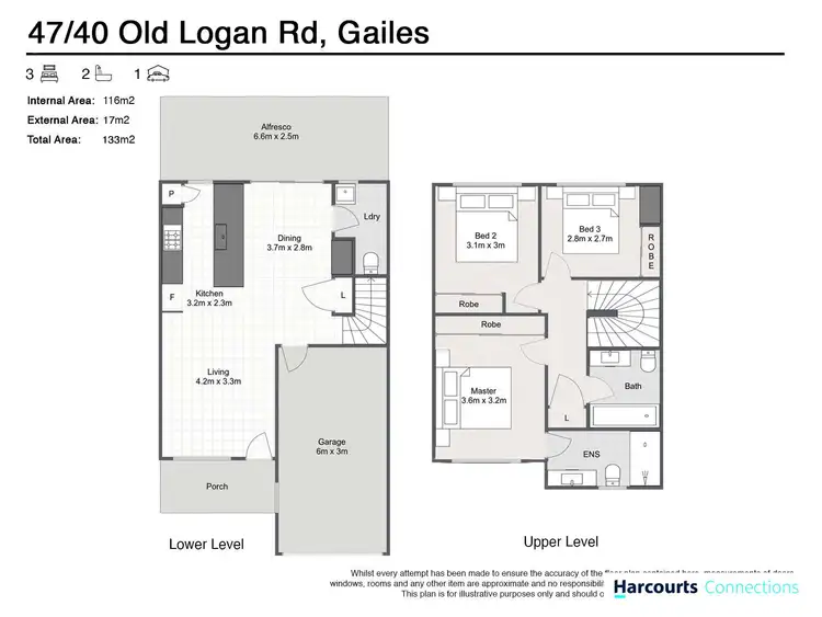 Floorplan of Homely townhouse listing, 47/40 Old Logan Road, Gailes QLD 4300