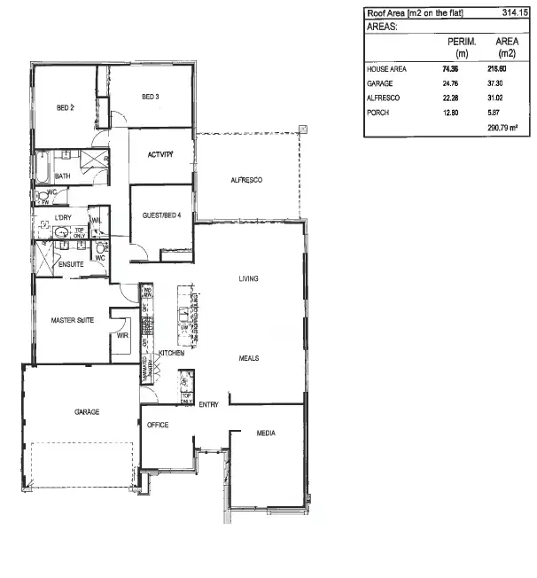 Floorplan of Homely house listing, 17 Grapple Road, Whitby WA 6123