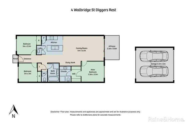 Floorplan of Homely house listing, 4 Walbridge Street, Diggers Rest VIC 3427