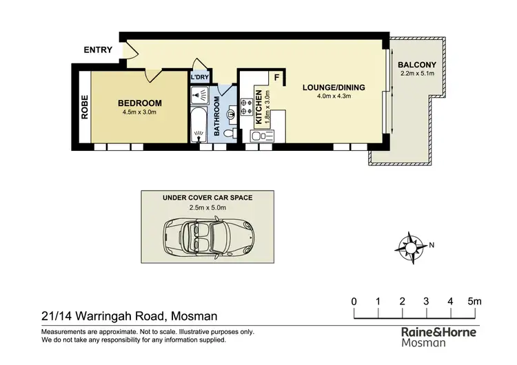 Floorplan of Homely apartment listing, 21/14 Warringah Road, Mosman NSW 2088