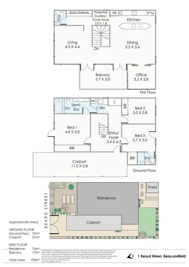 Floorplan of Homely house listing, 1 Beard Street, Beaconsfield WA 6162