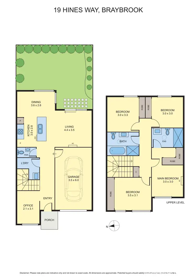 Floorplan of Homely house listing, 19 Hines Way, Braybrook VIC 3019
