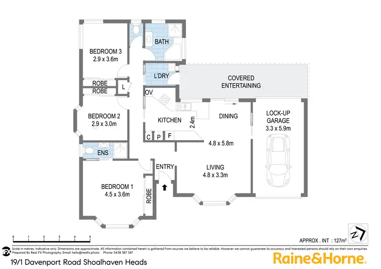 Floorplan of Homely villa listing, 19/1 Davenport Road, Shoalhaven Heads NSW 2535