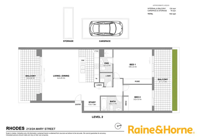 Floorplan of Homely apartment listing, 213/2A Mary Street, Rhodes NSW 2138