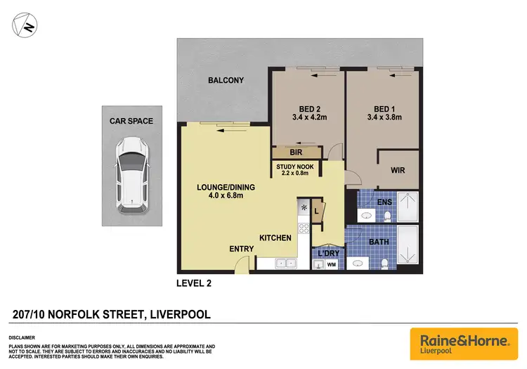 Floorplan of Homely house listing, 207/10 Norfolk Street, Liverpool NSW 2170