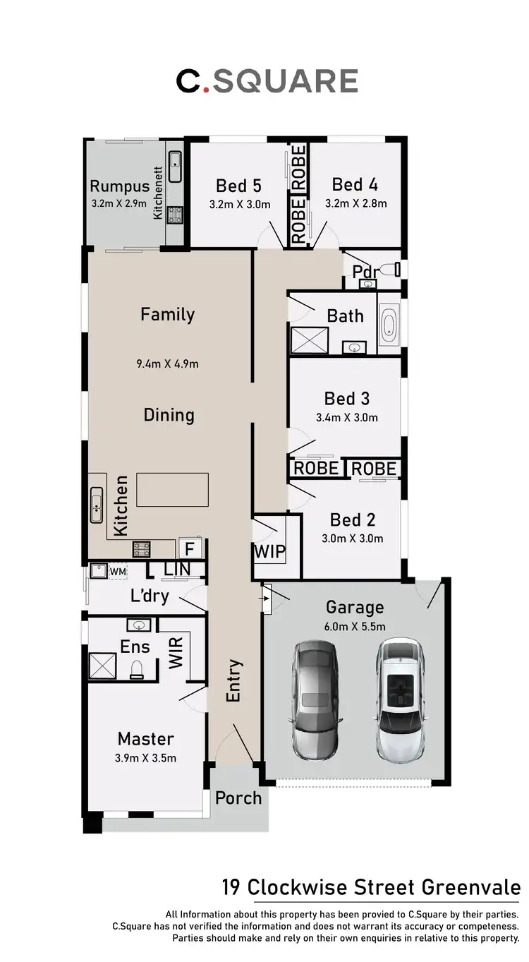 Floorplan of Homely house listing, 19 Clockwise Street, Greenvale VIC 3059