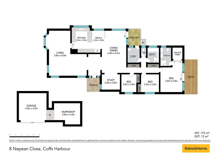 Floorplan of Homely house listing, 8 Nepean Close, Coffs Harbour NSW 2450