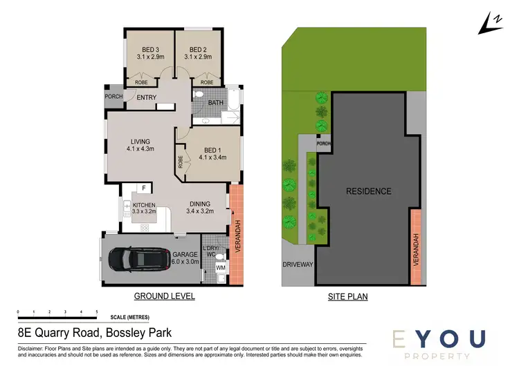 Floorplan of Homely villa listing, 8E Quarry Road, Bossley Park NSW 2176