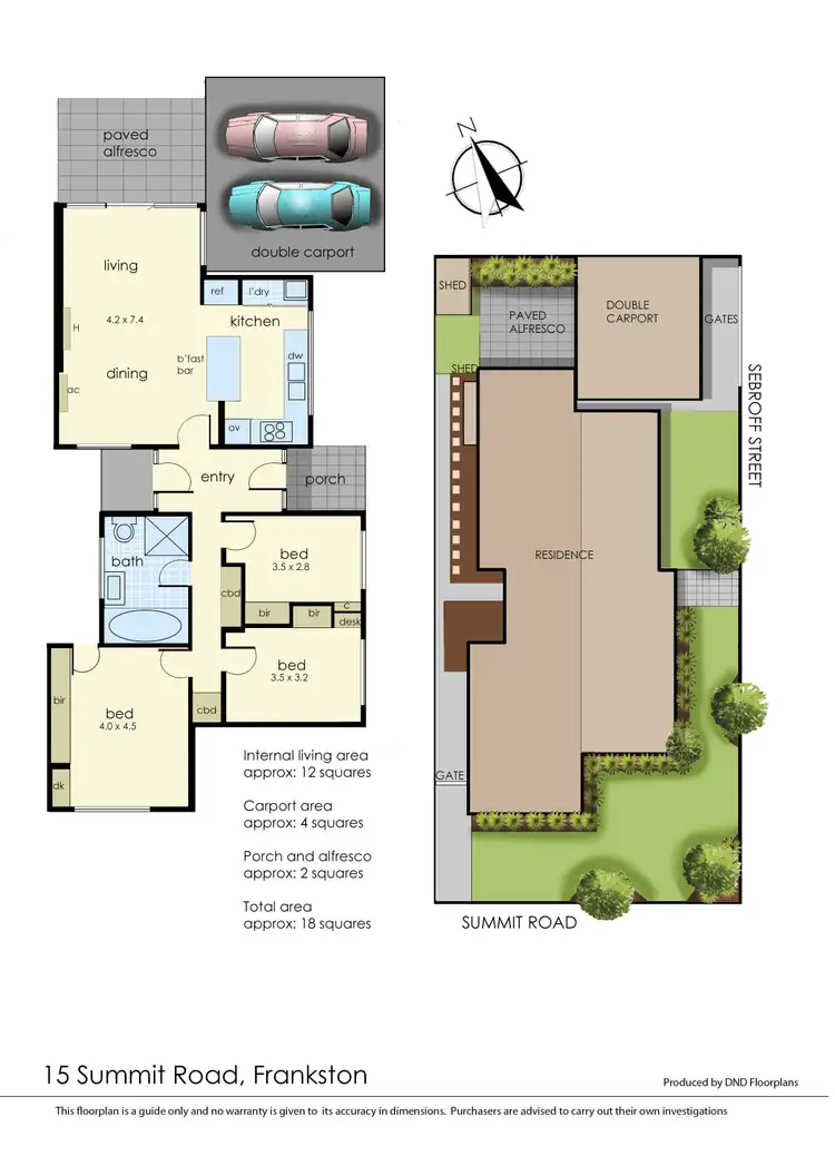 Floorplan of Homely house listing, 15 Summit Road, Frankston VIC 3199