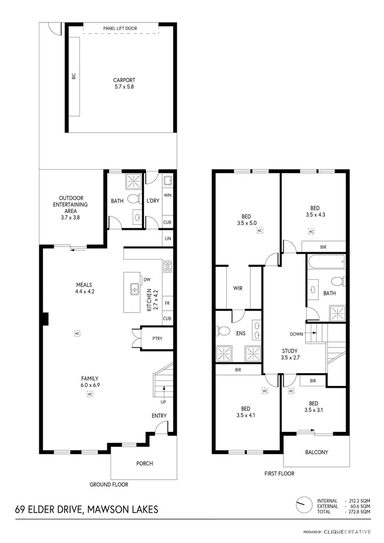 Floorplan of Homely house listing, 69 Elder Drive, Mawson Lakes SA 5095
