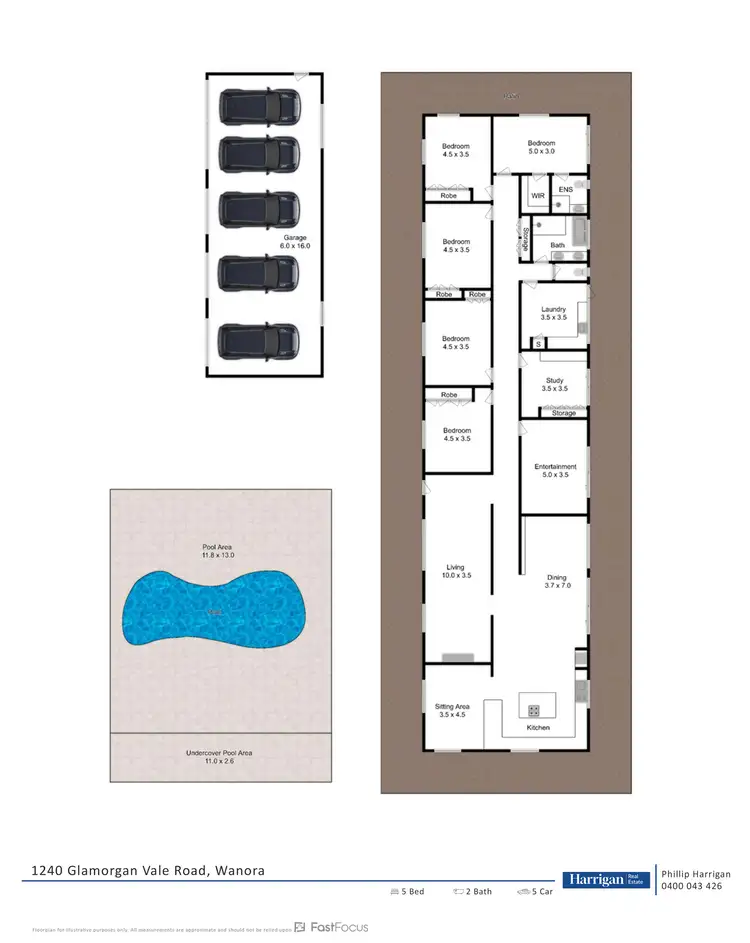 Floorplan of Homely rural property listing, 1240 Glamorgan Vale Road, Wanora QLD 4306