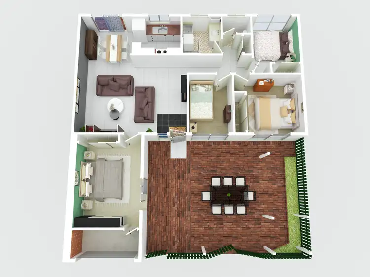 Floorplan of Homely townhouse listing, 66/11 West Dianne Street, Lawnton QLD 4501