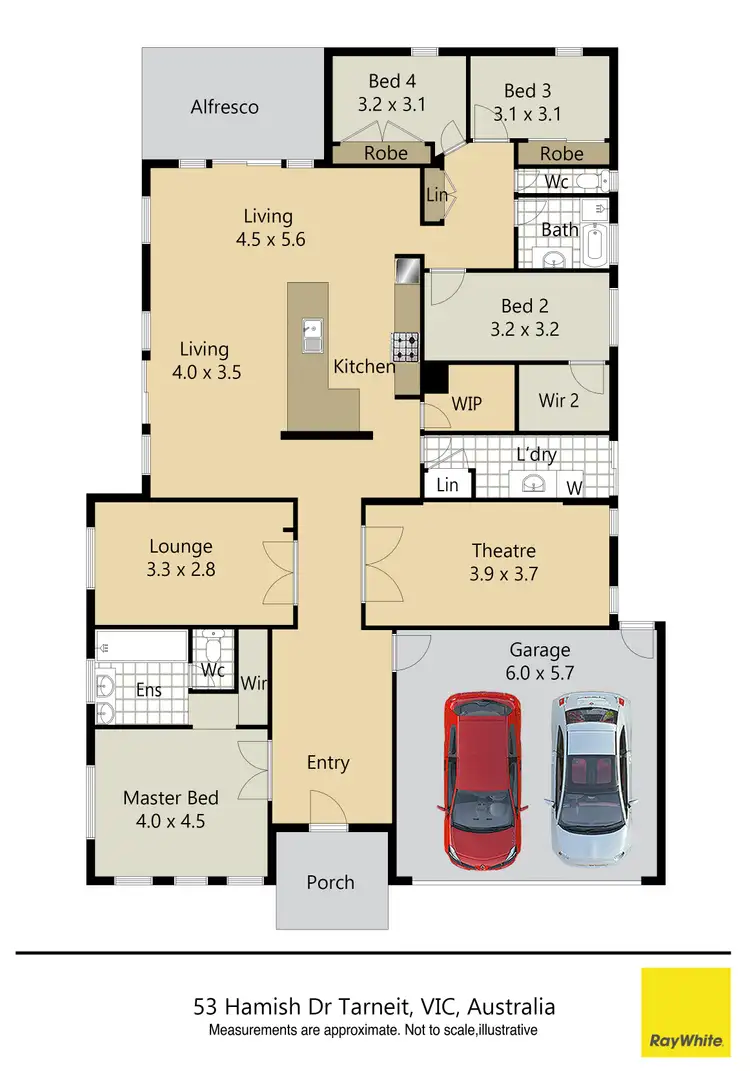 Floorplan of Homely house listing, 53 Hamish Drive, Tarneit VIC 3029
