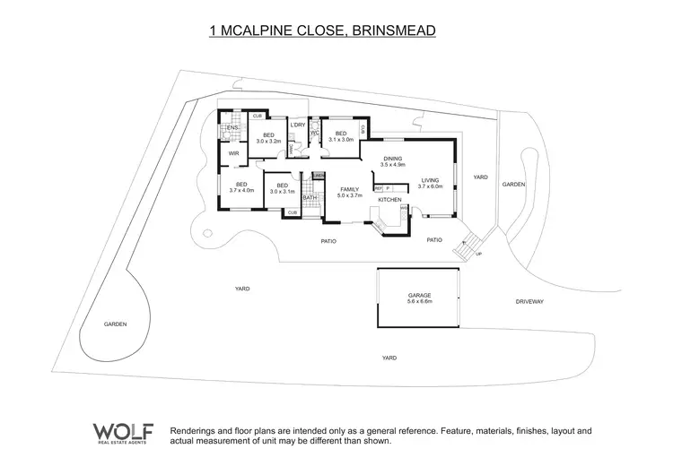 Floorplan of Homely house listing, 1 Mcalpine Close, Brinsmead QLD 4870