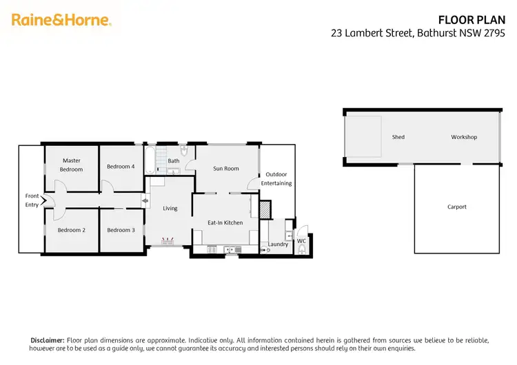 Floorplan of Homely house listing, 23 Lambert Street, Bathurst NSW 2795