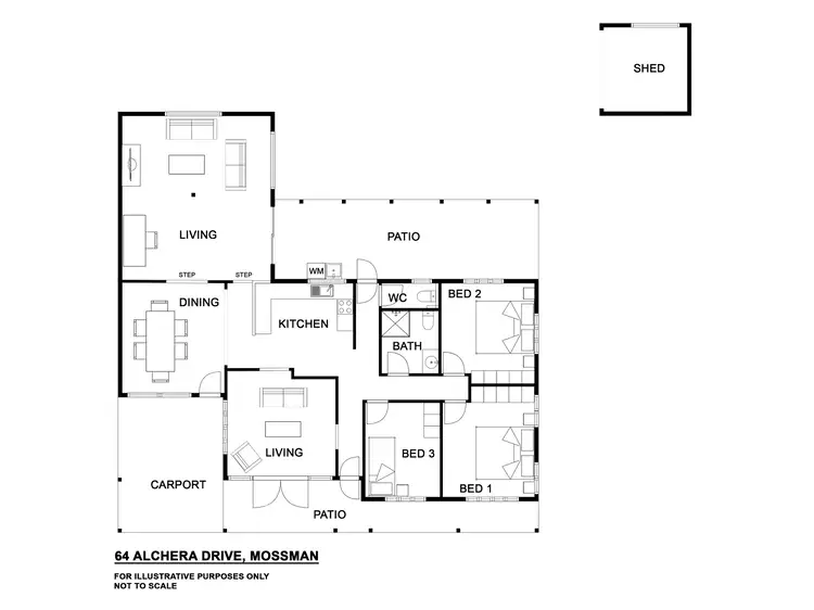 Floorplan of Homely house listing, 64 Alchera Drive, Mossman QLD 4873