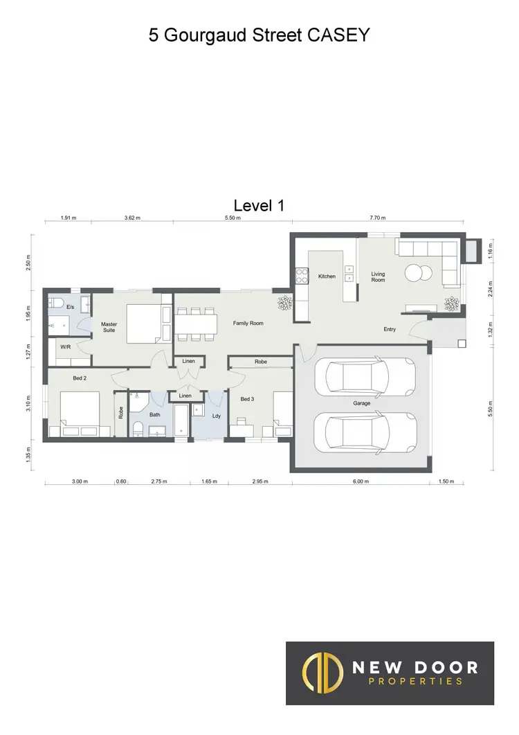 Floorplan of Homely house listing, 5 Gourgaud Street, Casey ACT 2913