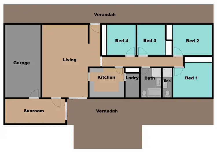 Floorplan of Homely house listing, 11 Renshaw Drive, Dubbo NSW 2830