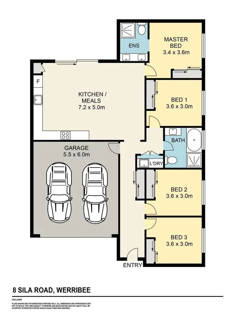 Floorplan of Homely house listing, 8 Sila Road, Werribee VIC 3030