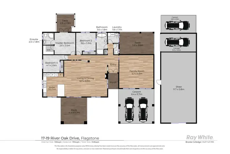 Floorplan of Homely house listing, 17-19 River Oak Drive, Flagstone QLD 4280