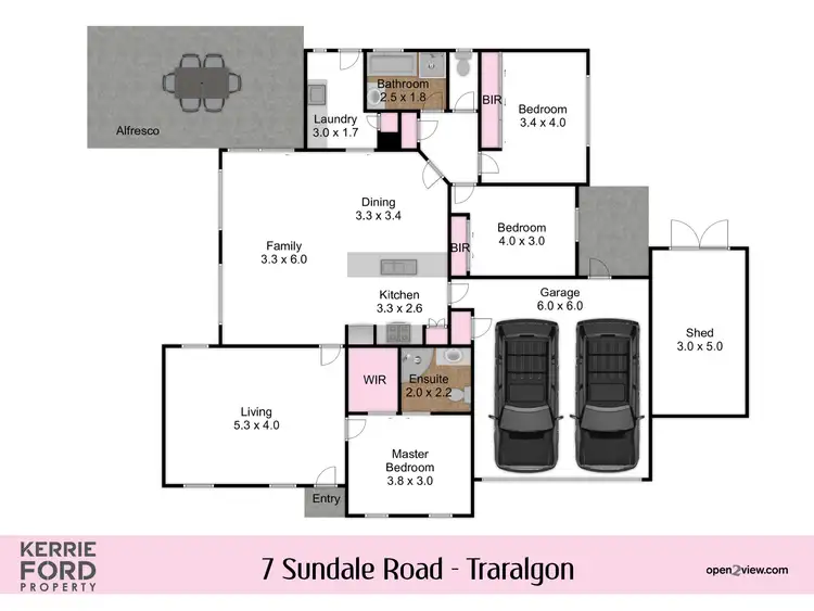 Floorplan of Homely house listing, 7 Sundale Road, Traralgon VIC 3844
