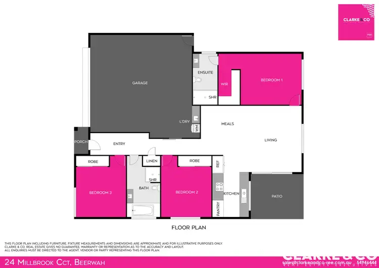 Floorplan of Homely unit listing, 24 Millbrook Circuit, Beerwah QLD 4519