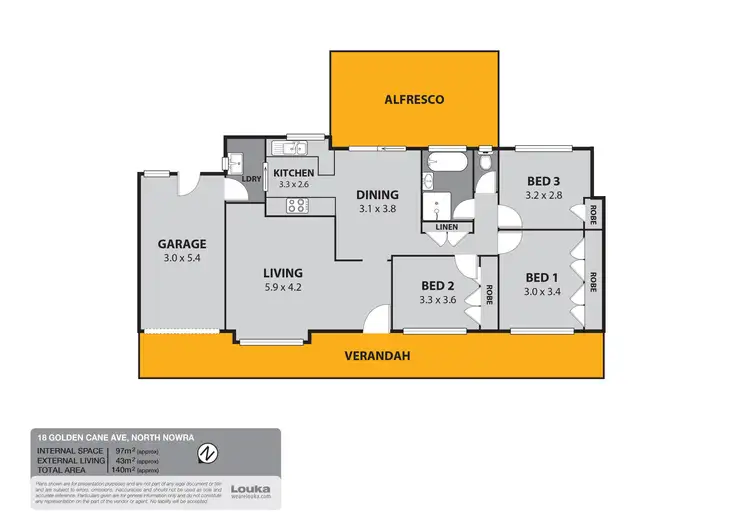 Floorplan of Homely house listing, 18 Golden Cane Avenue, North Nowra NSW 2541