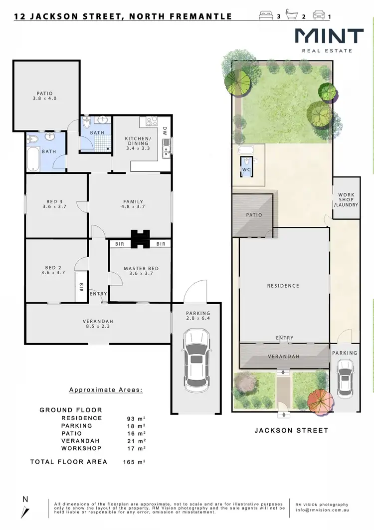 Floorplan of Homely house listing, 12 Jackson Street, North Fremantle WA 6159