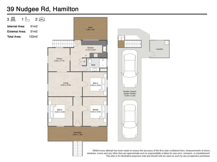 Floorplan of Homely house listing, 39 Nudgee Road, Hamilton QLD 4007