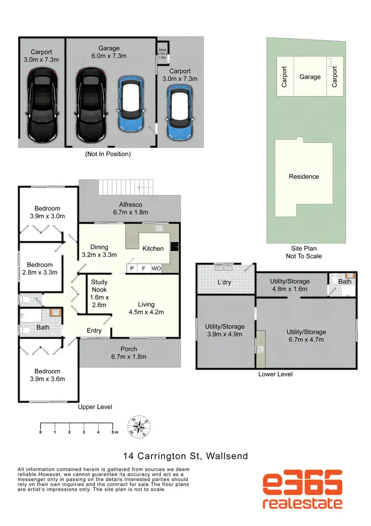 Floorplan of Homely house listing, 14 Carrington Street, Wallsend NSW 2287