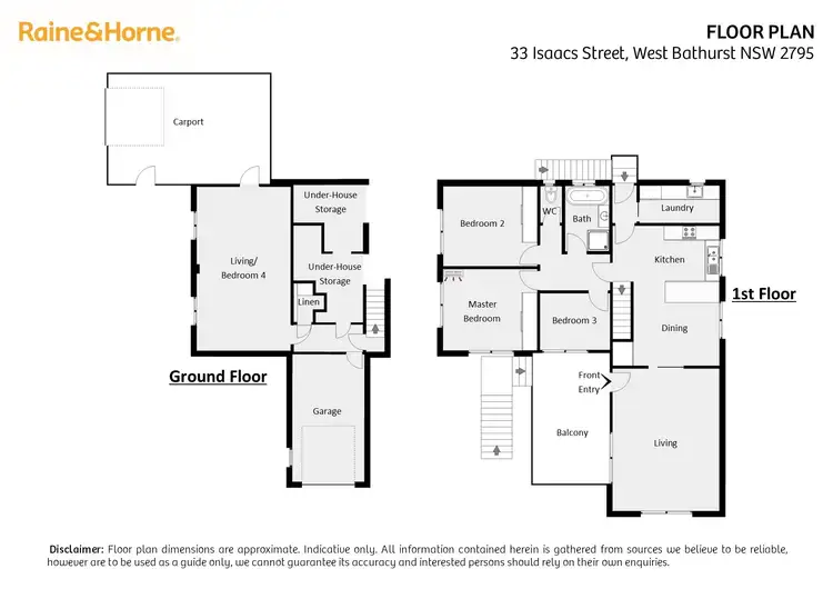 Floorplan of Homely house listing, 33 Isaacs Street, West Bathurst NSW 2795