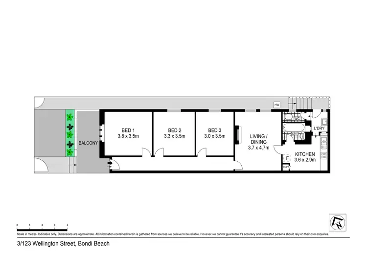 Floorplan of Homely house listing, 123 Wellington Street, Bondi NSW 2026