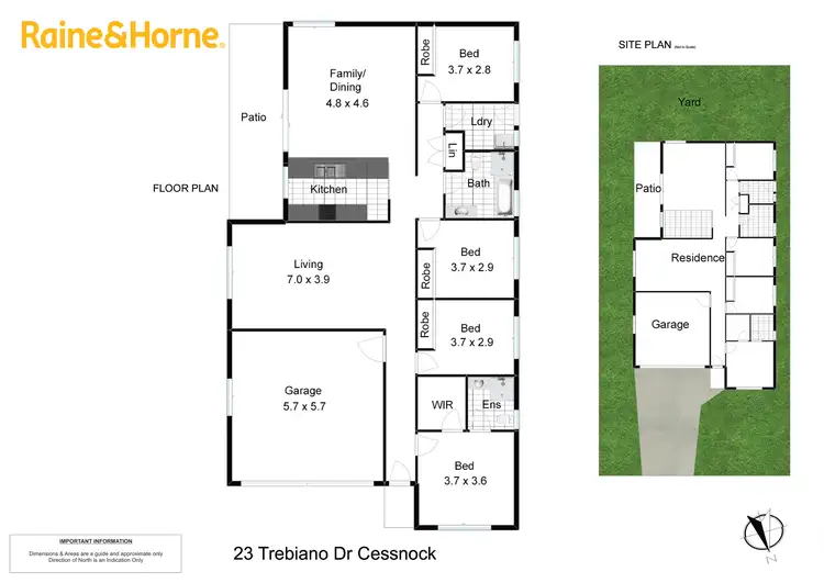 Floorplan of Homely house listing, 23 Trebbiano Drive, Cessnock NSW 2325