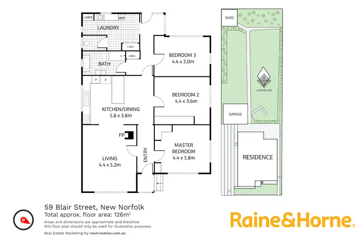 Floorplan of Homely house listing, 59 Blair Street, New Norfolk TAS 7140