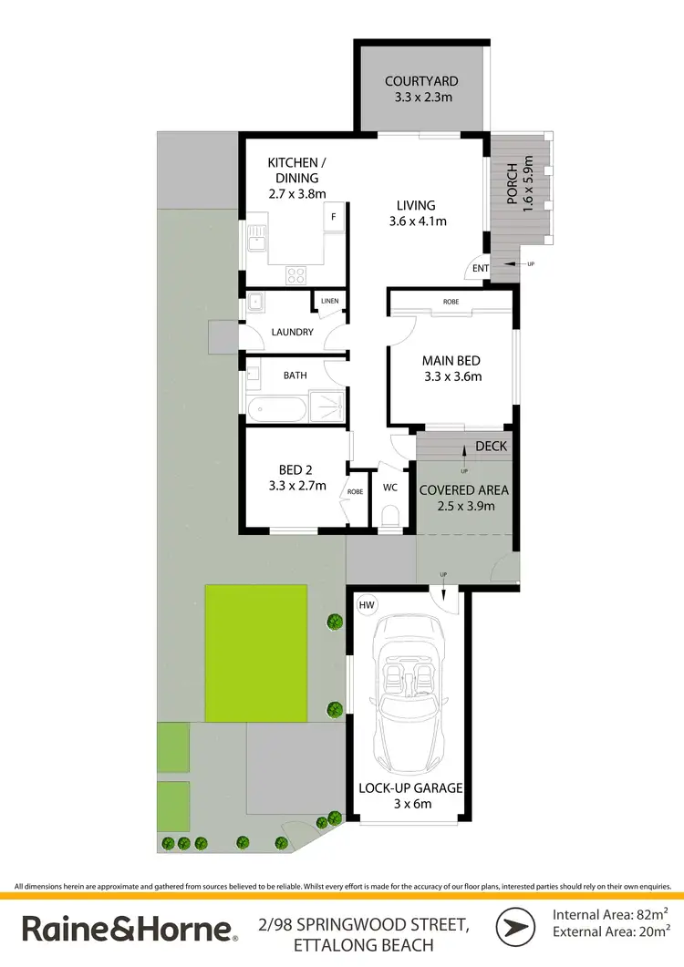 Floorplan of Homely villa listing, 2/98 Springwood Street, Ettalong Beach NSW 2257