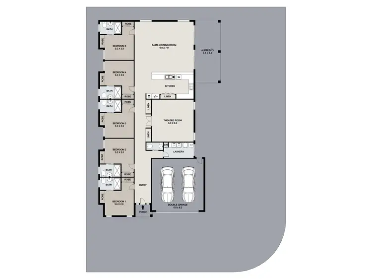 Floorplan of Homely house listing, 2 Oasis Court, South Gladstone QLD 4680