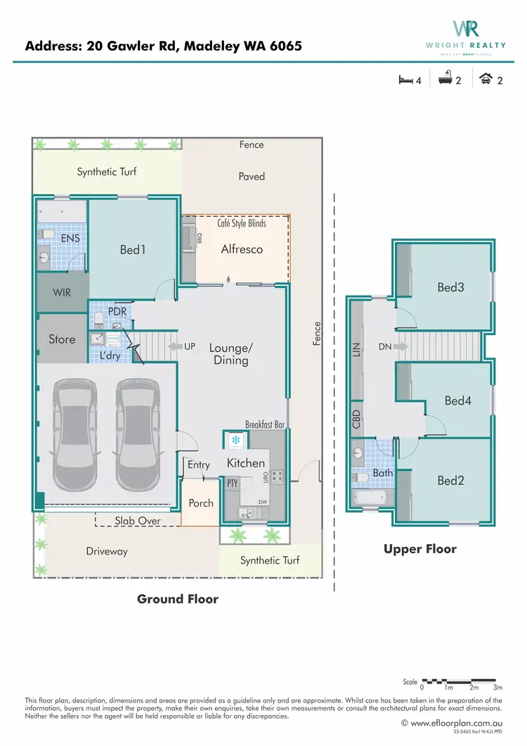 Floorplan of Homely house listing, 20 Gawler Road, Madeley WA 6065