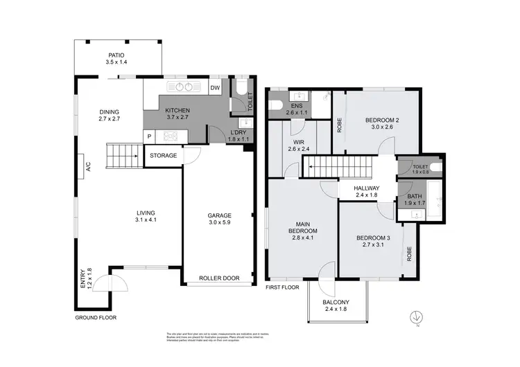 Floorplan of Homely townhouse listing, 53/189 Wecker Rd, Mansfield QLD 4122