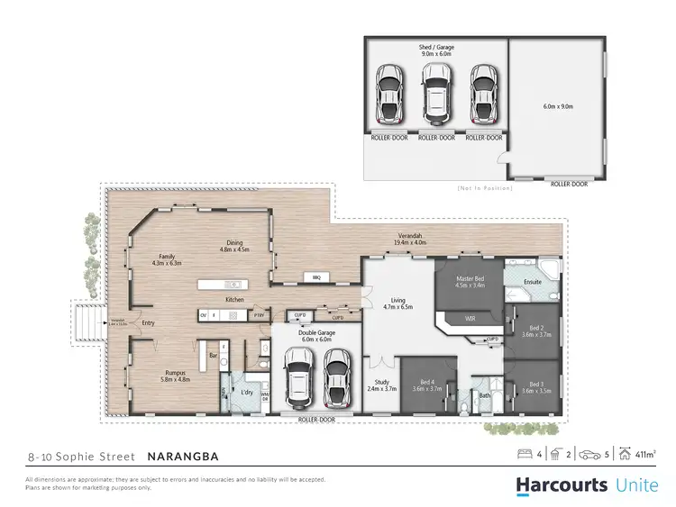 Floorplan of Homely house listing, 8-10 Sophie Street, Narangba QLD 4504
