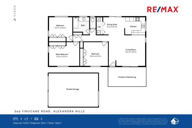 Floorplan of Homely house listing, 366 Finucane Road, Alexandra Hills QLD 4161