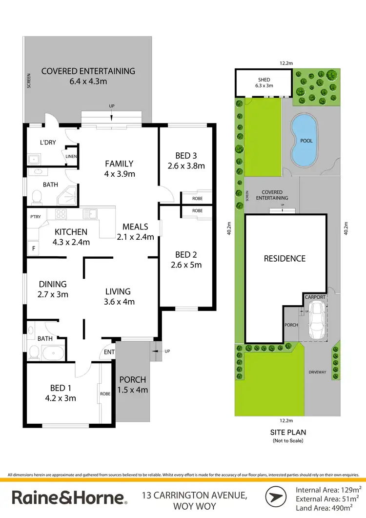 Floorplan of Homely house listing, 13 Carrington Avenue, Woy Woy NSW 2256