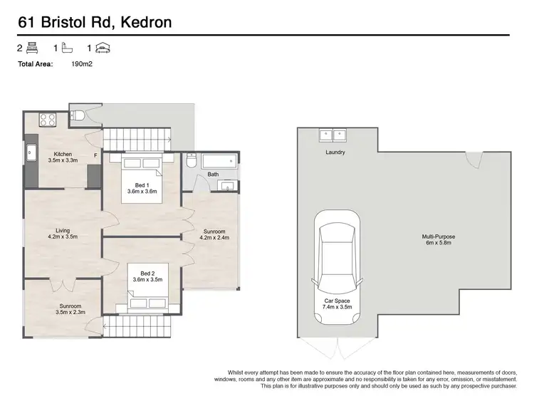 Floorplan of Homely house listing, 61 Bristol Road, Kedron QLD 4031