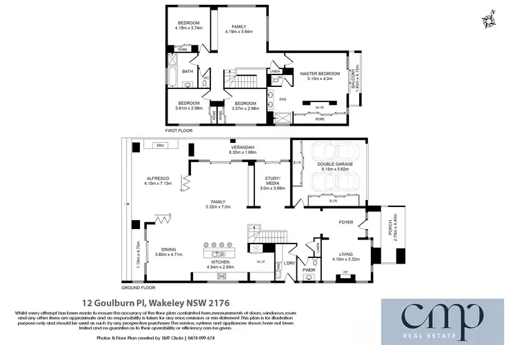Floorplan of Homely house listing, 12 Goulburn Place, Wakeley NSW 2176