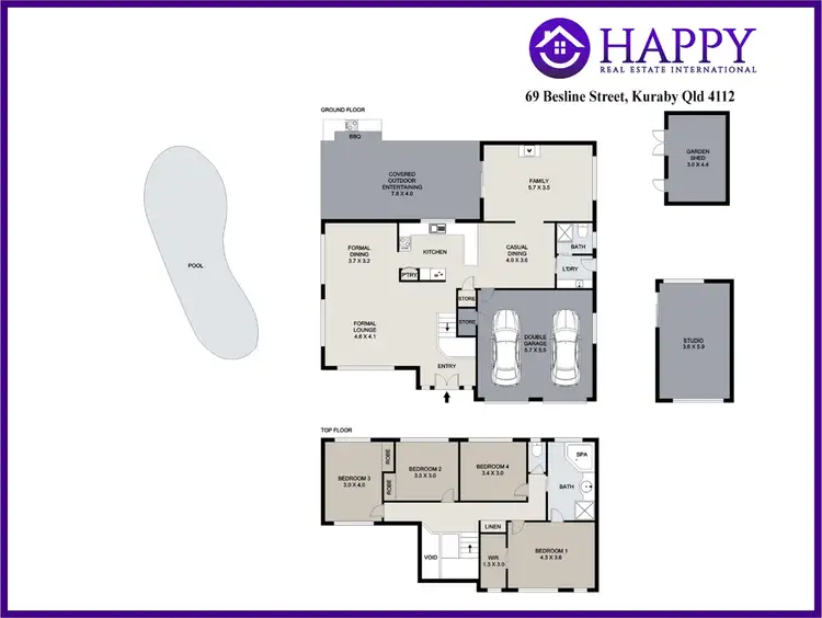 Floorplan of Homely house listing, 69 Besline Street, Kuraby QLD 4112