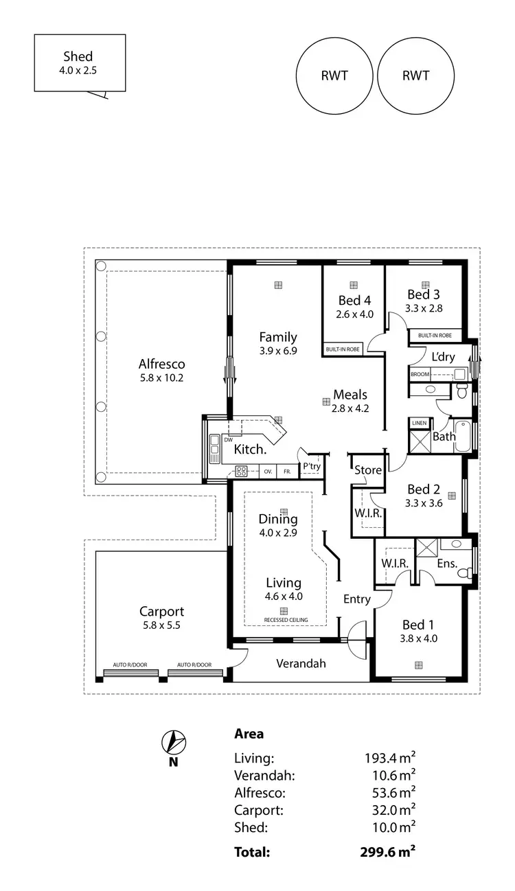 Floorplan of Homely house listing, 14 Fairweather Drive, Strathalbyn SA 5255
